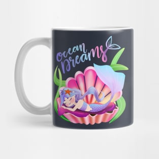 Mermaid Ocean Dreams Sea Life Mug